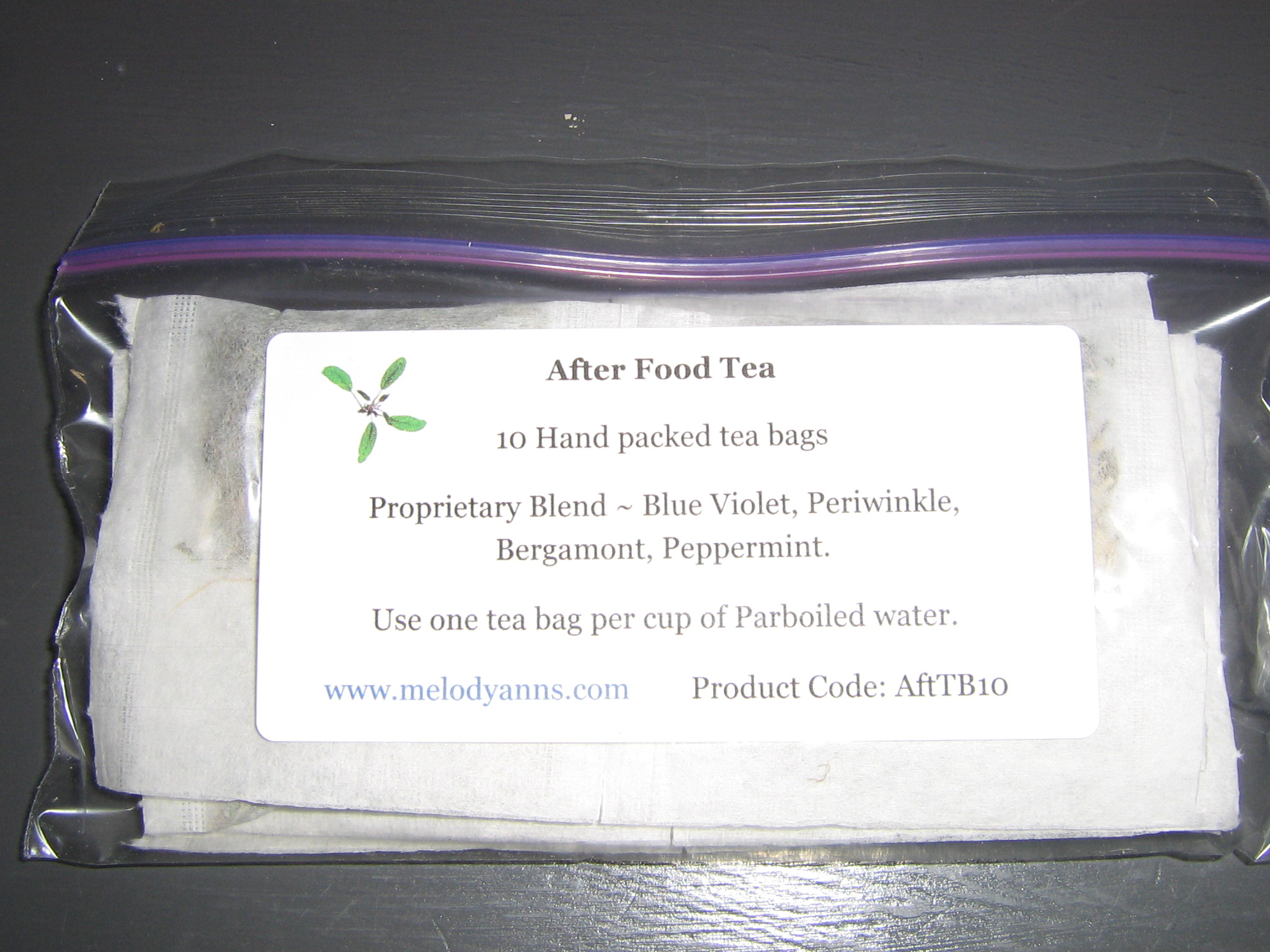 After Food Tea Bags