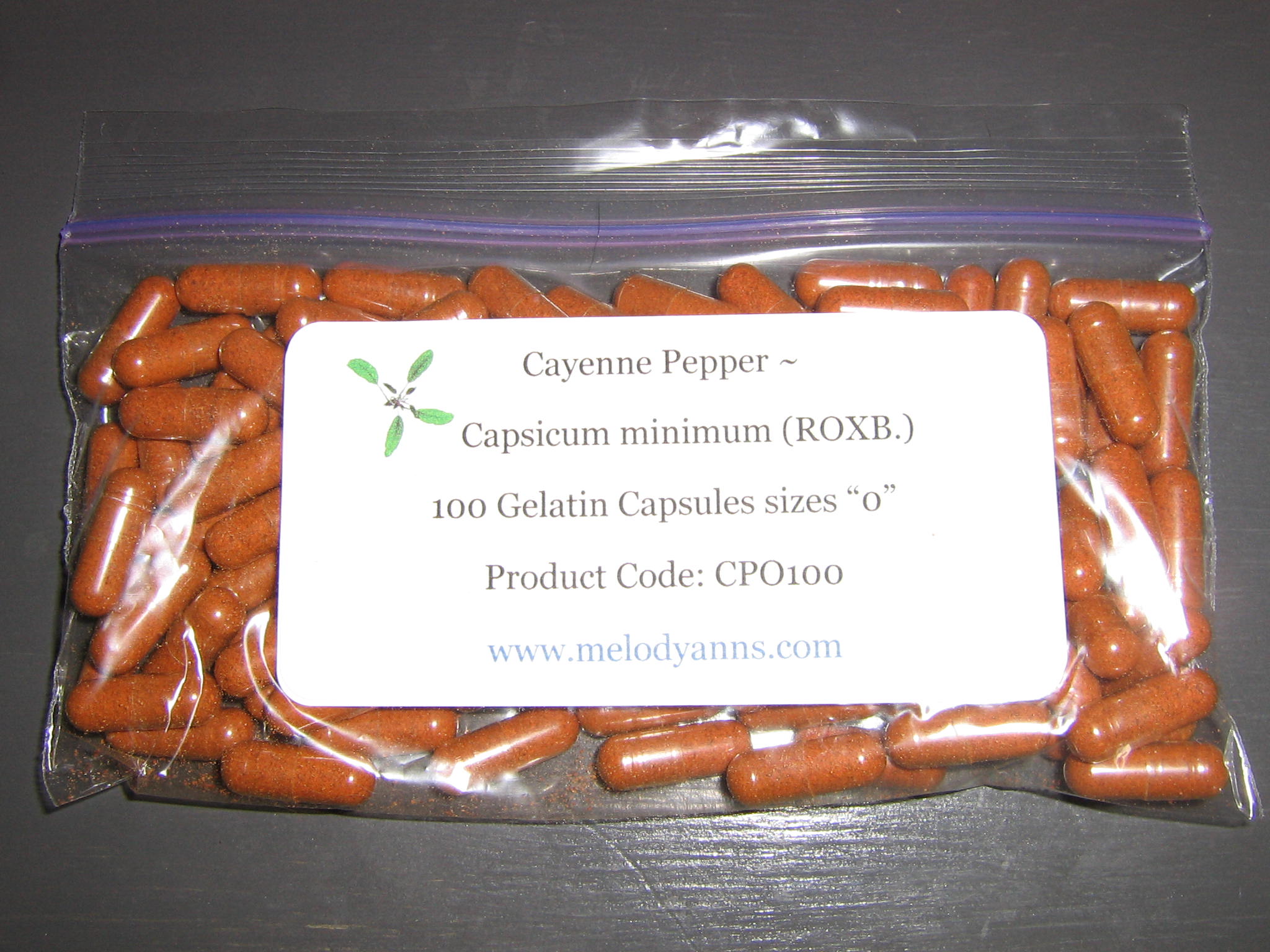 Cayenne pepper Capsules 100