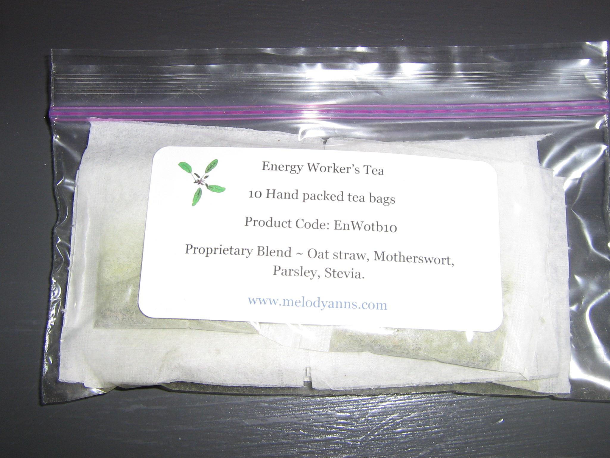 Energy Worker's Tea Bags