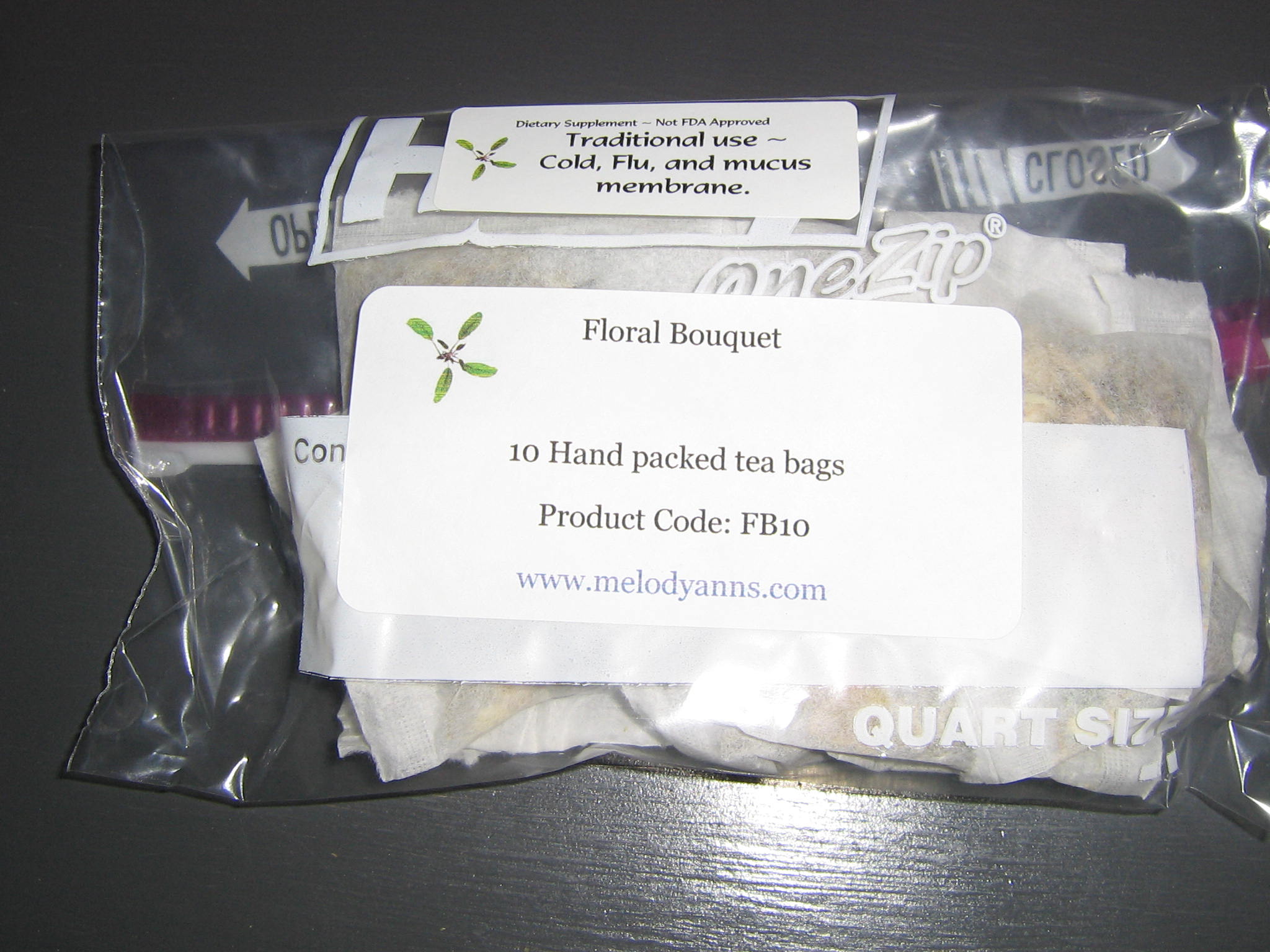 Floral Bouquet Tea Bags